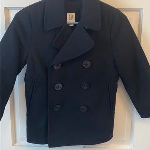 Gap kids, navy wool pea coat